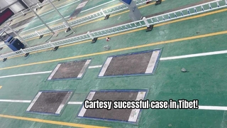 তিব্বত লেইউকি সিটি কেস! কার্টেসি সফলভাবে উচ্চতায় ব্যাপক যানবাহন পরিদর্শন লাইন ইনস্টল করেছে