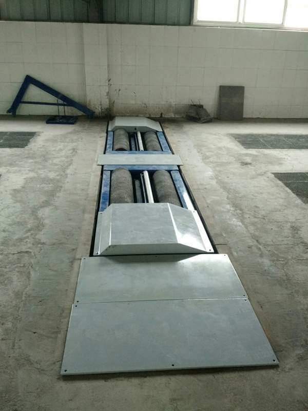 অটোমোবাইল রোলার ব্রেক টেস্টার ফোর্সেস টাইপ এক্সেল লোড সহ CTFZ-10B ফিটমেন্ট 10T যানবাহন Vlt ব্রেক টেস্টার