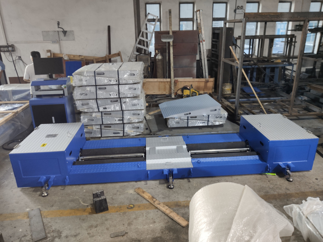 CTZD-2500M পোর্টেবল মোটিভাল ট্রাক রোলার ব্রেক পরীক্ষক 3T যানবাহন পরীক্ষার লাইনের জন্য যানবাহন পরিদর্শন সরঞ্জাম