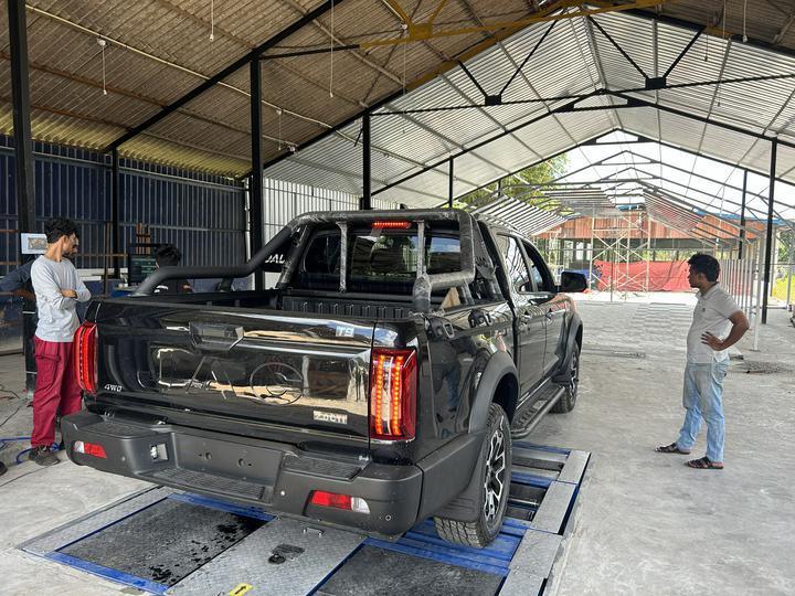 ৫-ইন-১ রোলার ব্রেক টেস্টার ৪০০০ কেজি ম্যাক্স এক্সেল লোড, ডাবল প্লেট সাইড স্লিপ এবং যানবাহন পরীক্ষার লাইন জন্য শিল্প নিয়ন্ত্রণ কম্পিউটার সহ