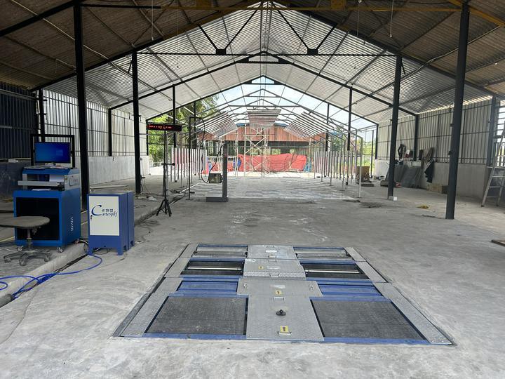 ৫-ইন-১ রোলার ব্রেক টেস্টার ৪০০০ কেজি ম্যাক্স এক্সেল লোডের সাথে পেটেন্টযুক্ত স্যান্ডিং রোলার এবং ইন্ডাস্ট্রিয়াল কন্ট্রোল কম্পিউটার