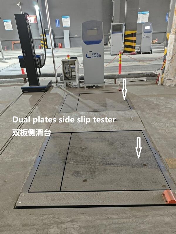 কার্তেসিক ব্র্যান্ড ১৫টি লোড সিটিসিএইচ-১৫ ট্রাক ও গাড়ির জন্য ভেহিকেল সাইড স্লিপ টেস্টার যানবাহন পরিদর্শন সরঞ্জাম যানবাহন বার্ষিক পরীক্ষার মেশিন