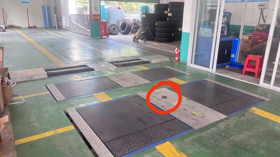 কার্টেসি ১০ টন লোড সিটিসিএইচ-১০ ভেহিকেল সাইড স্লিপ টেস্টার ভেহিকেল ইন্সপেকশন ইকুইপমেন্ট ট্রাক এবং গাড়ির জন্য