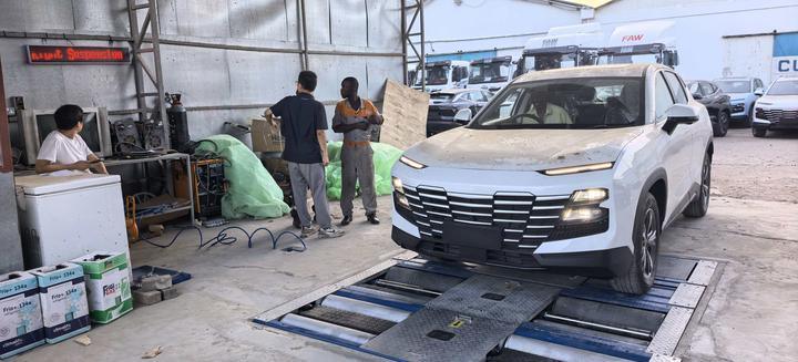 কার্টেসি ব্র্যান্ড কেনিয়া কেস ৫-ইন-১ রোলার ব্রেক টেস্টার ৪০০০ কেজি এক্সল লোড সাইড স্লিপ স্পিডোমিটার সাসপেনশন টেস্টার