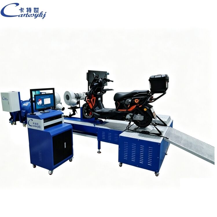 Cartesy 2 Wheeled Motorcycle Chassis Dynamometer with 320km/h Speed and 160kW Eddy Current Power