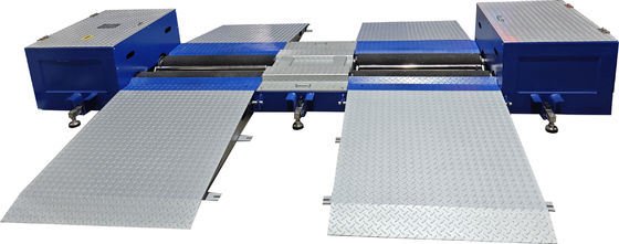 CTZD-2500M পোর্টেবল মোটিভাল ট্রাক রোলার ব্রেক পরীক্ষক 3T যানবাহন পরীক্ষার লাইনের জন্য যানবাহন পরিদর্শন সরঞ্জাম